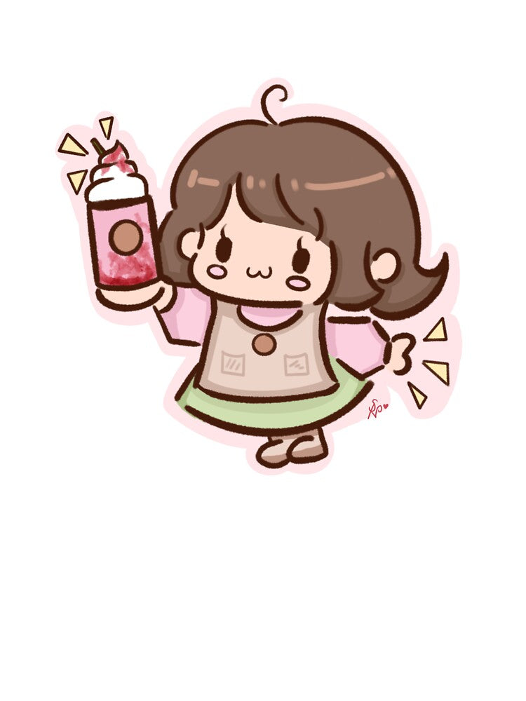 Barista Girl by Evermist Emporium