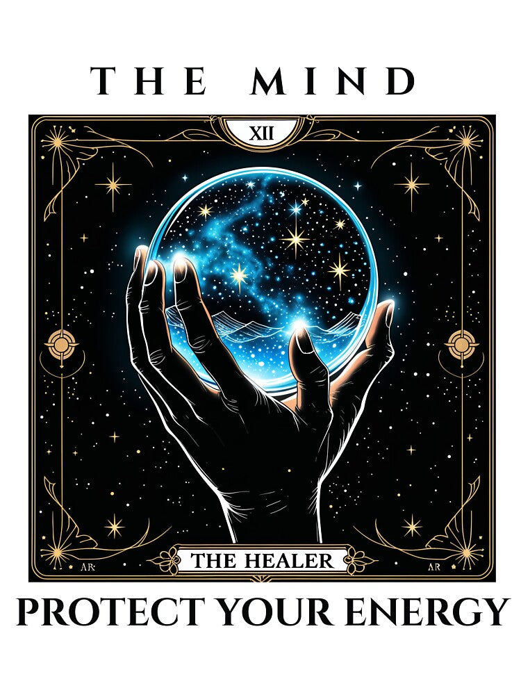 Protect Your Energy - Crystal Ball Tarot XII Healer by NeuralAuraArts