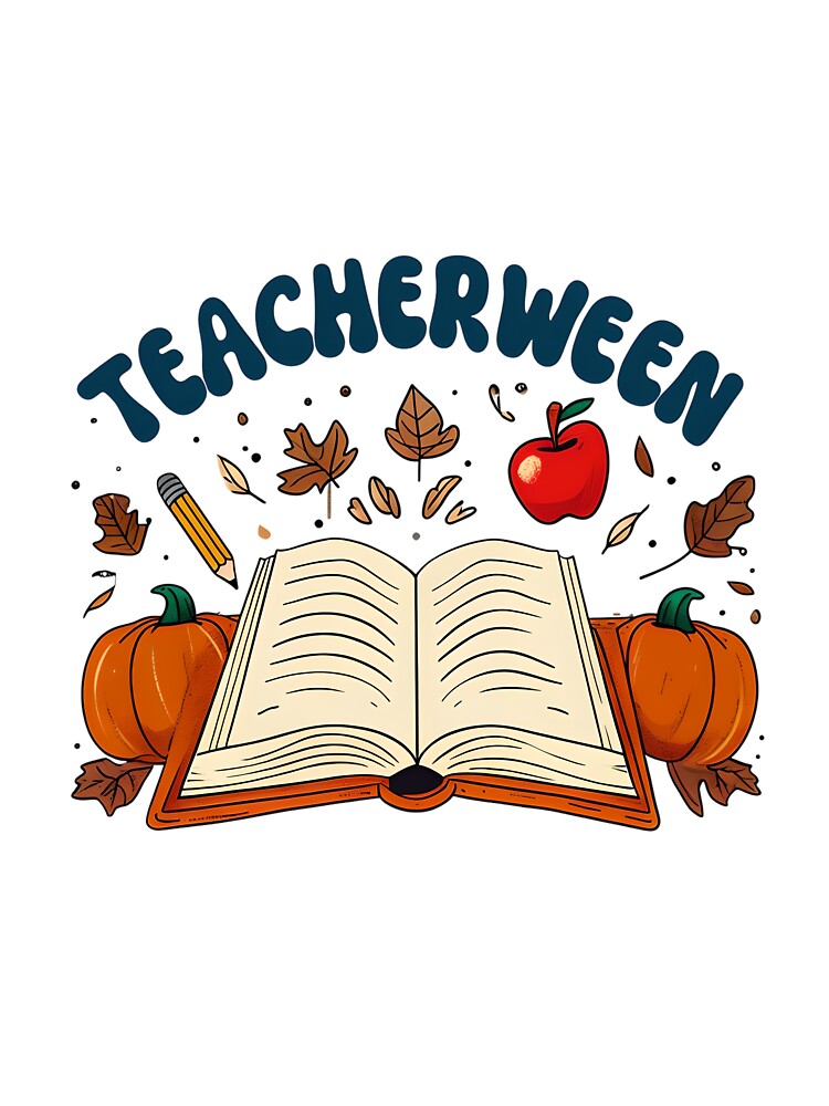 Teacher Ween – Spooky Season Educator Print by GoxyVision