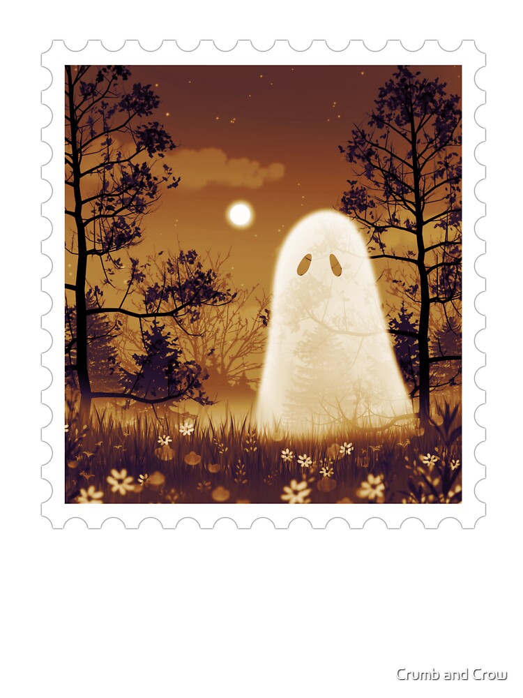 Ghost stamp by Crumb and Crow