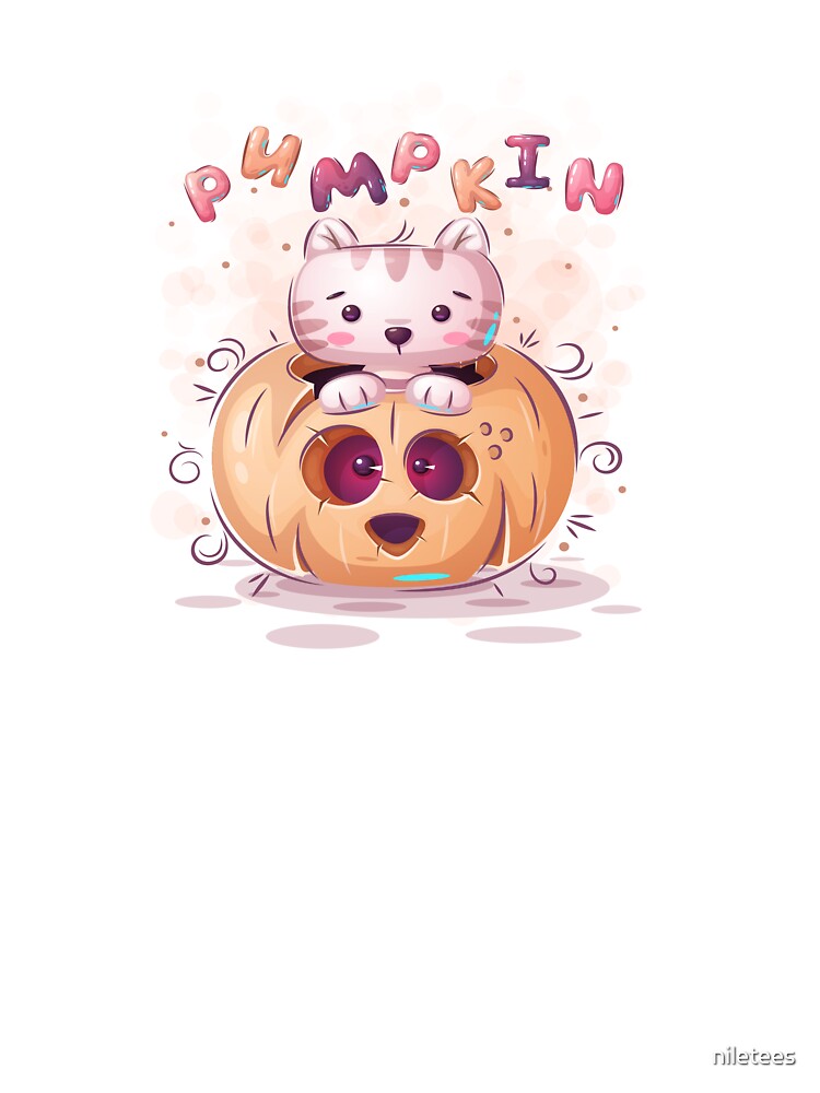 Cat pumpkin by niletees