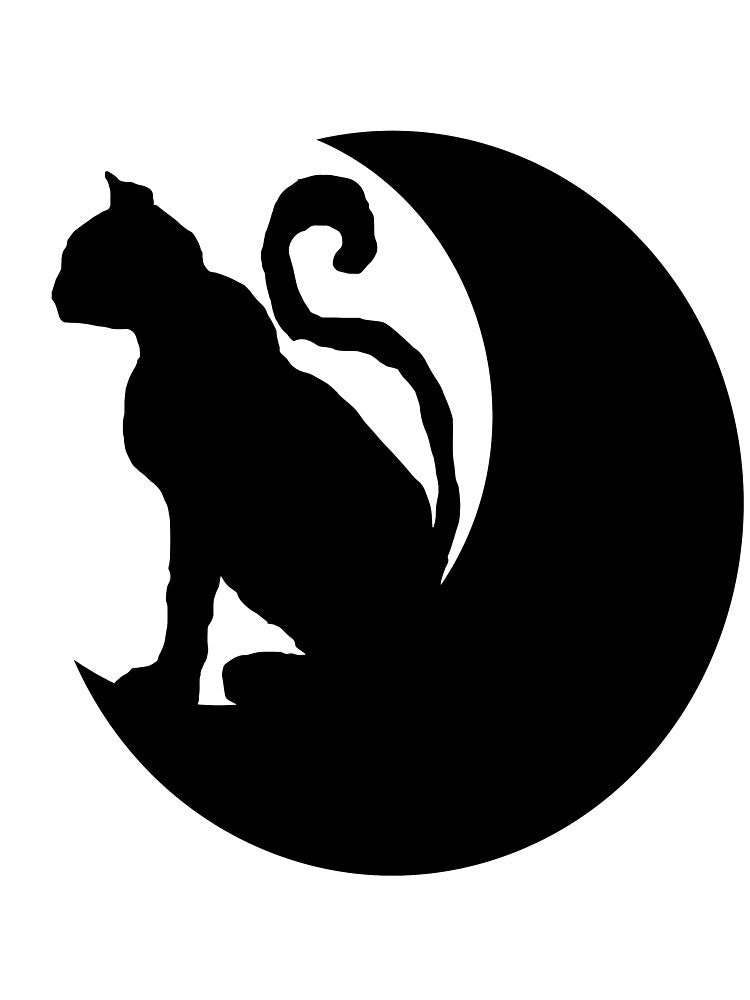 Cat On The Moon by bloomingvine