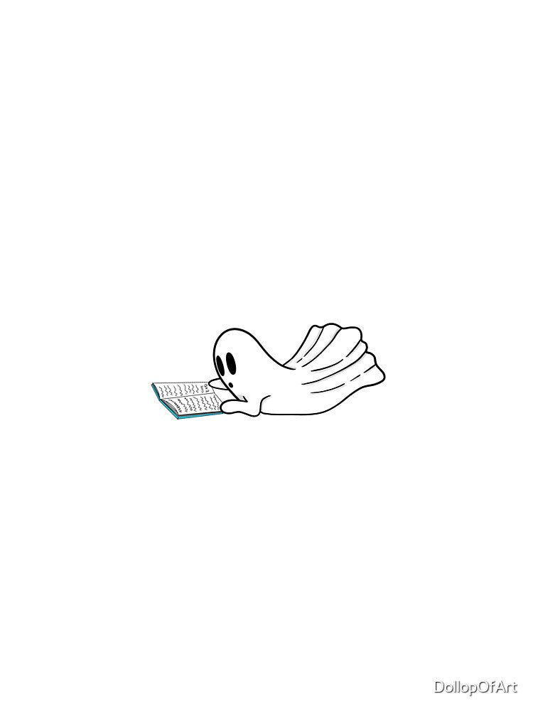 Reading Ghost by DollopOfArt
