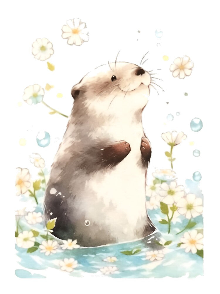 World Otter Day | Delightful Playful Otter by StickeryPickery