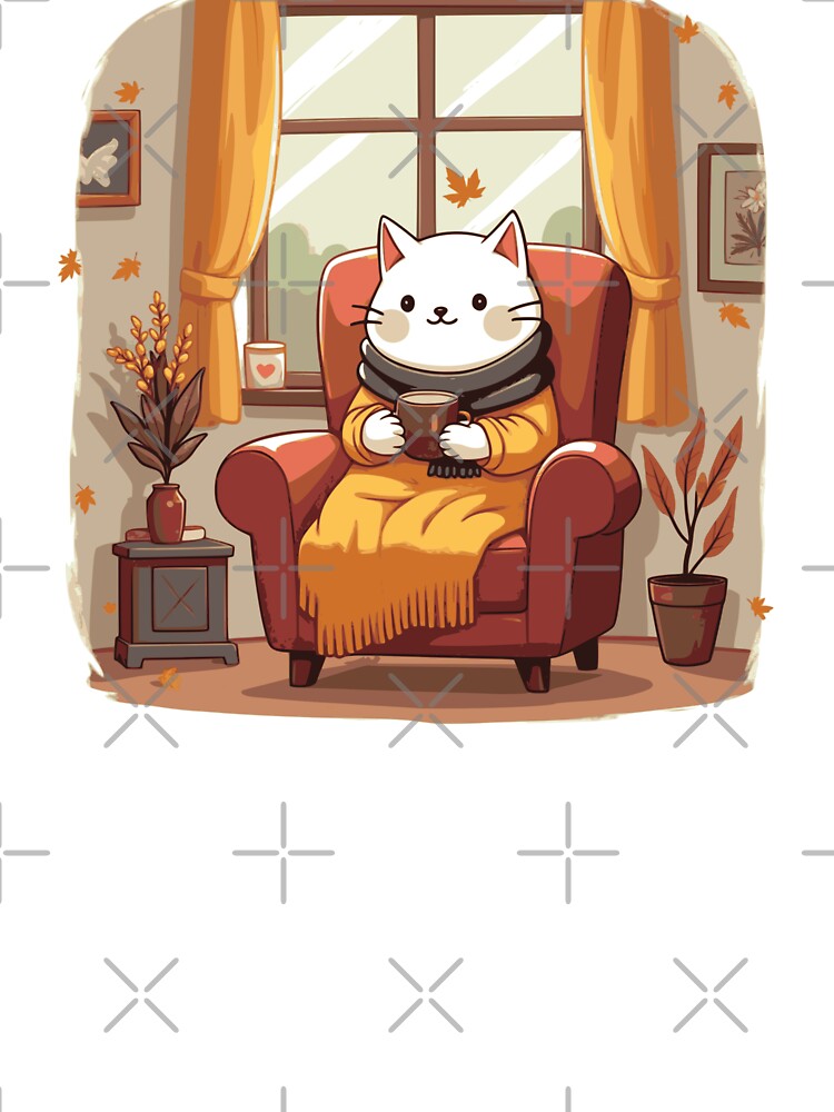 autumn vibes cat by KaiLabsArt