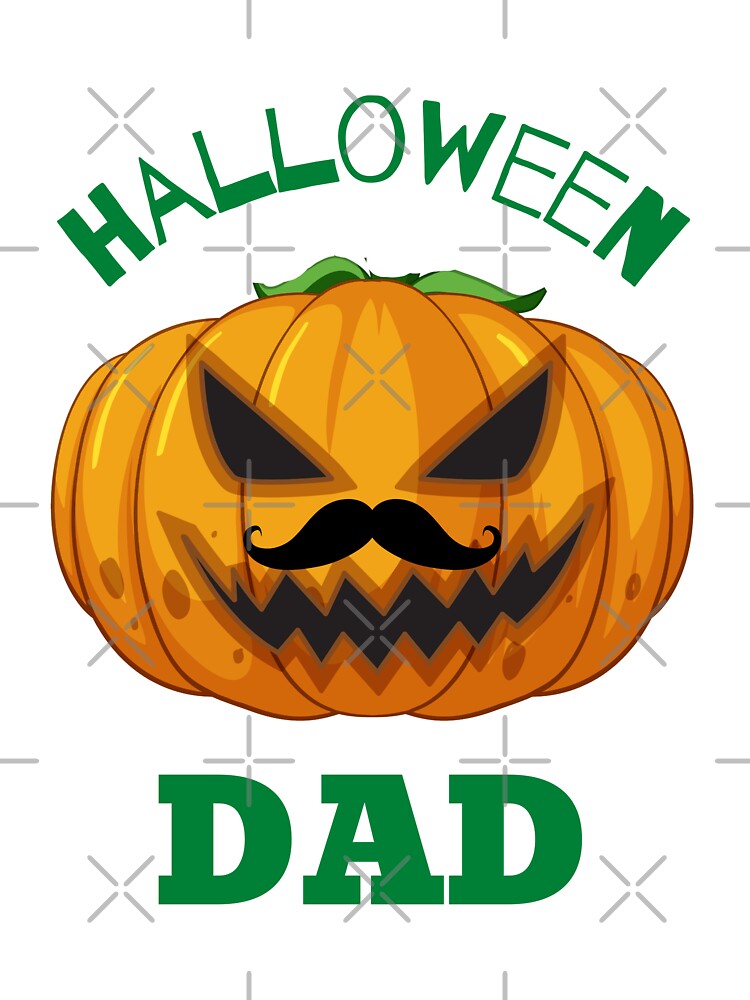 Halloween Dad - Funny Halloween Pumpkin Head by CosmicStory