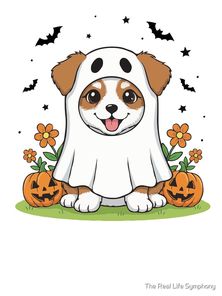Canaan Puppy Ghost – Cute Halloween Dog Costume by The Real Life Symphony