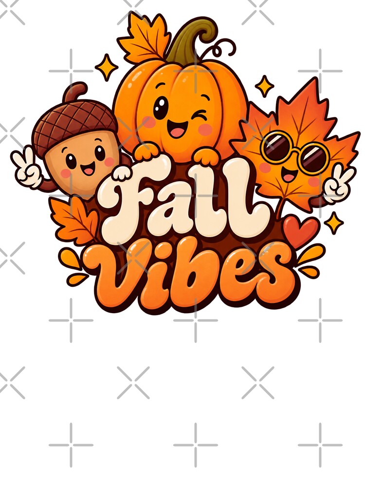Fall Vibes Autumn Trio by LuveraxArt