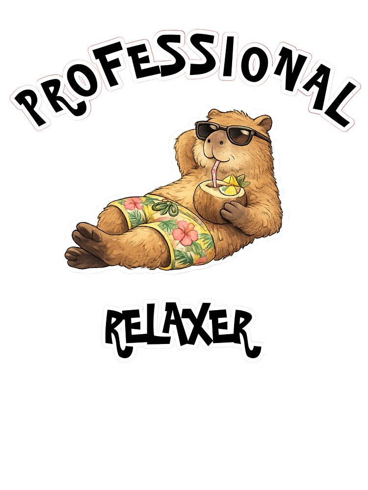 Vacation Capybara Design by StyleBloomes
