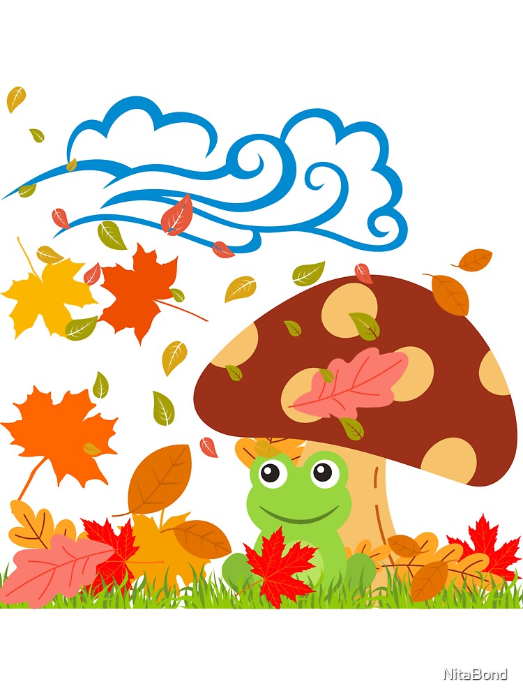 Frog and Mushroom by NitaBond