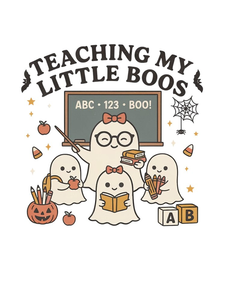 Teaching My Little Boos – Cute Halloween Teacher Ghost by What a cute-Tee