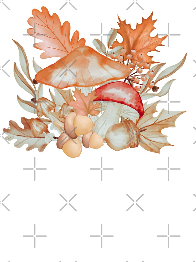 Fall Mushroom Design by deirdre gray