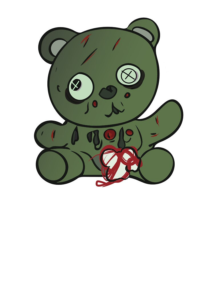 Creepy Cute Zombie Teddy Bear by Nicheek