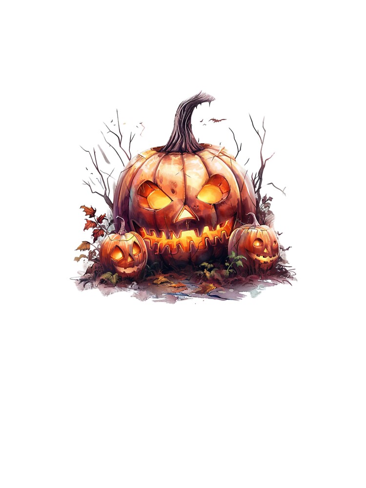 Halloween Pumpkin | Pumpkin | Cute Gothic Wildlife Art by Mandayartstudio