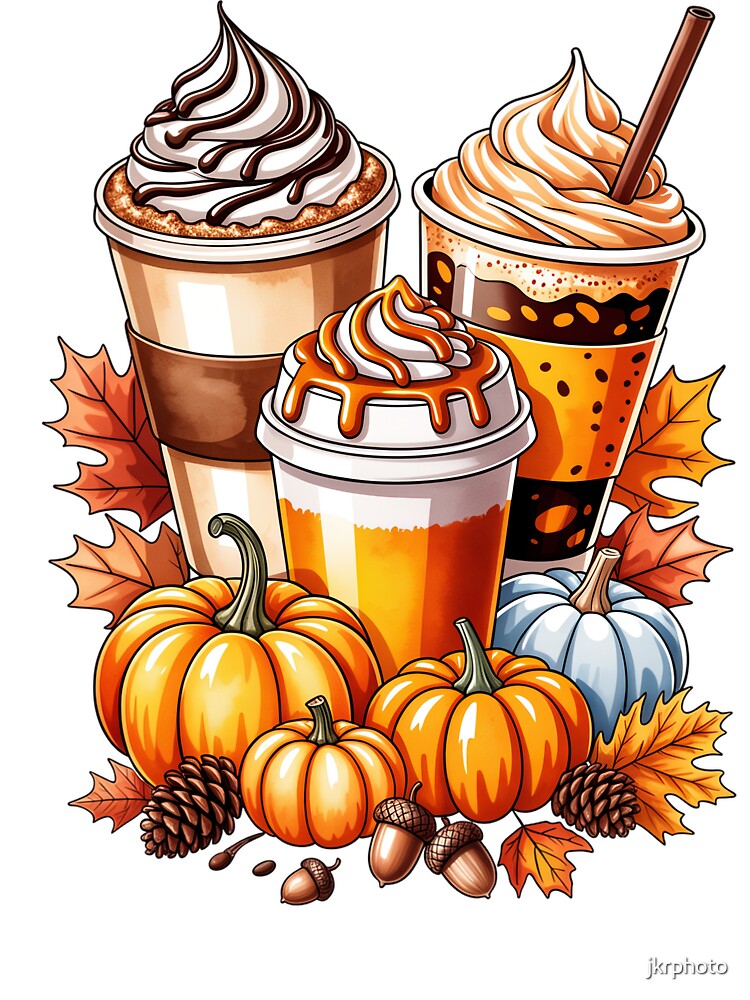 Autumn Pumpkin Spice Drinks by jkrphoto