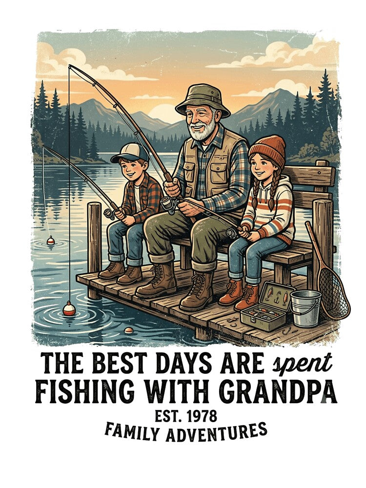 Grandpa's Fishing Crew – Family Fishing Adventure by meghnad