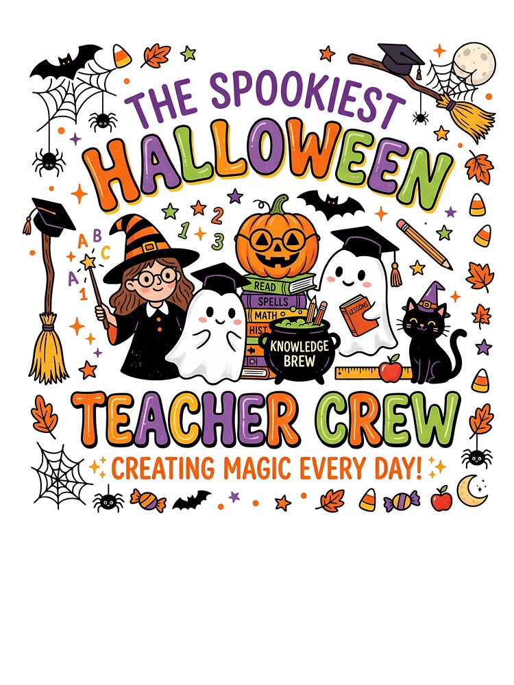 The Spookiest Halloween Teacher Crew by DarkOriginArts