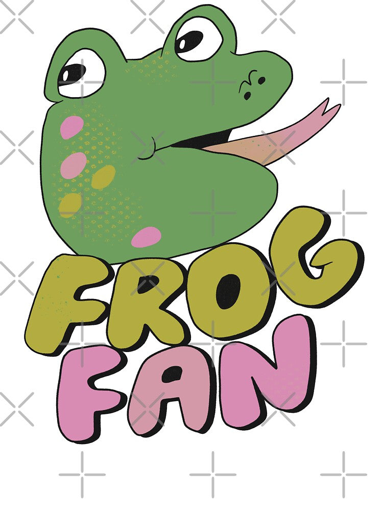 Frog Fan (Purple) by yellowflowerhut