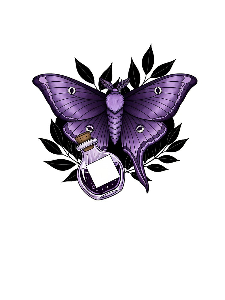 Moon Moth Apothecary Gift by IllumeInk