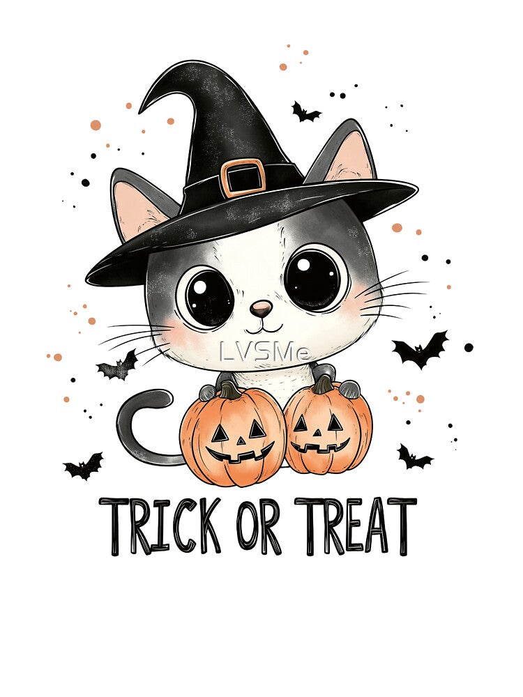 Halloween Cat Trick or Treat by LVSMe