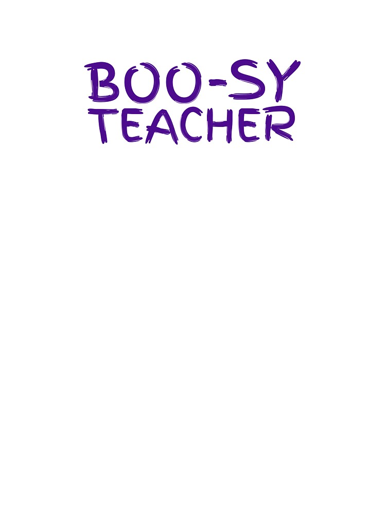 Educator Spooky School Halloween Teacher Funny Boo-sy Shirt Design by E-lenaLu