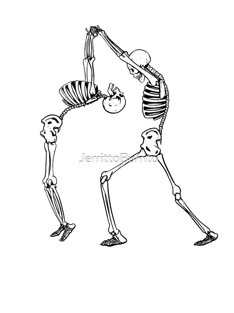 Skeletons Dancing by JerrittoBurrito