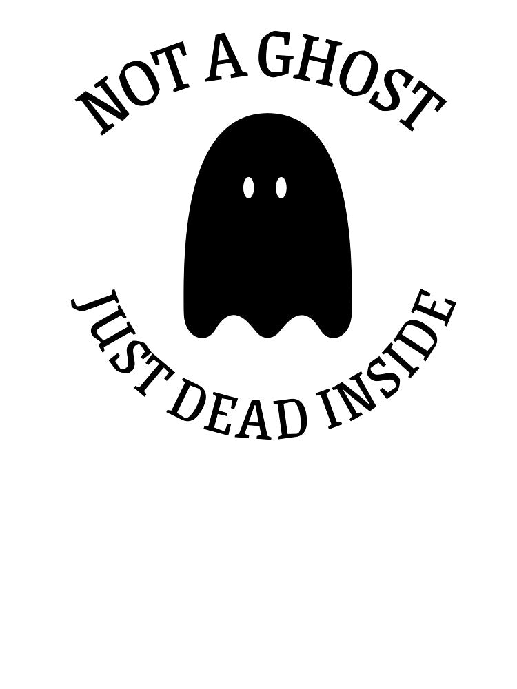 Not a ghost - Funny Halloween by Hoetoons