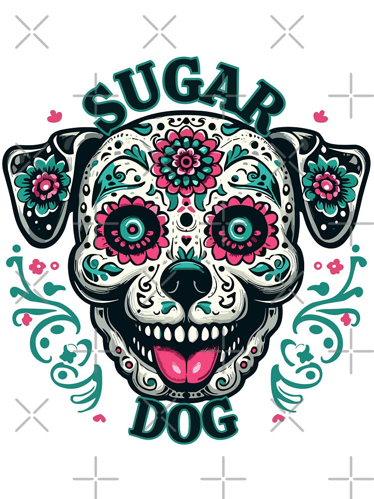 Sugar Skull Dog by Designowner