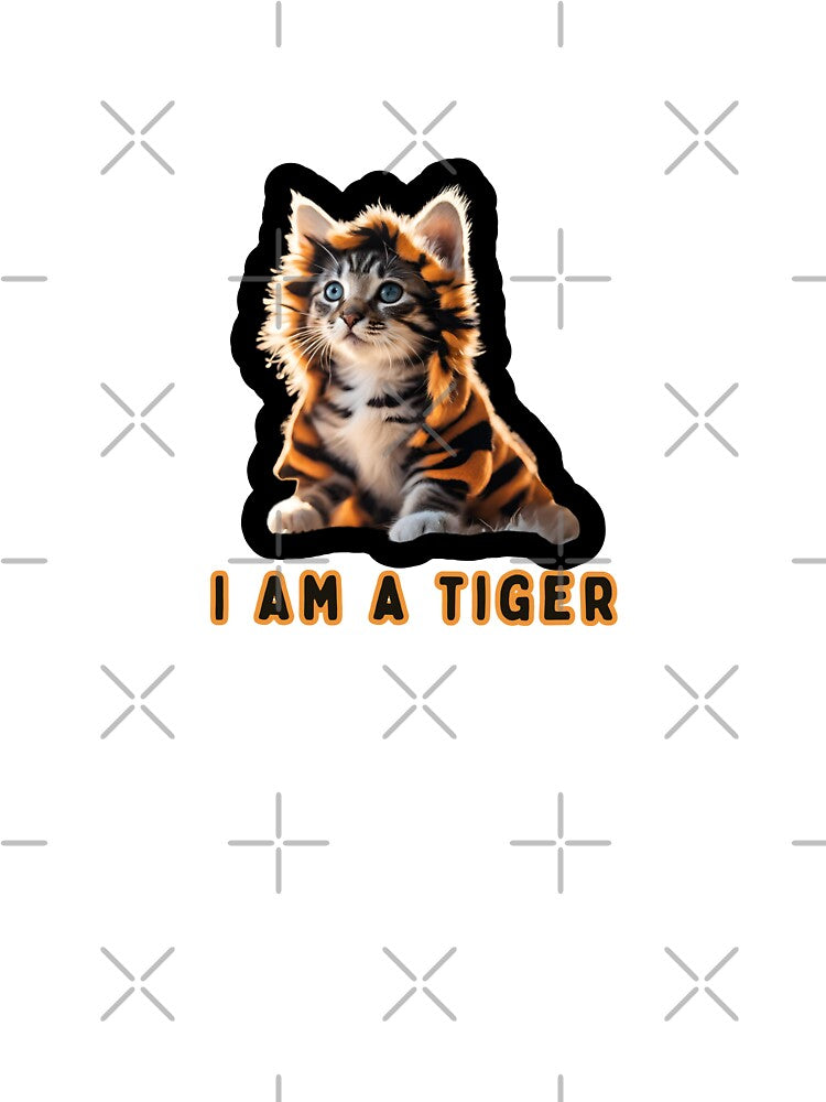 Cute Cat | Cat lover | gift for a cat lover  | cat gift | RRR I AM A TIGER by FitEnvy