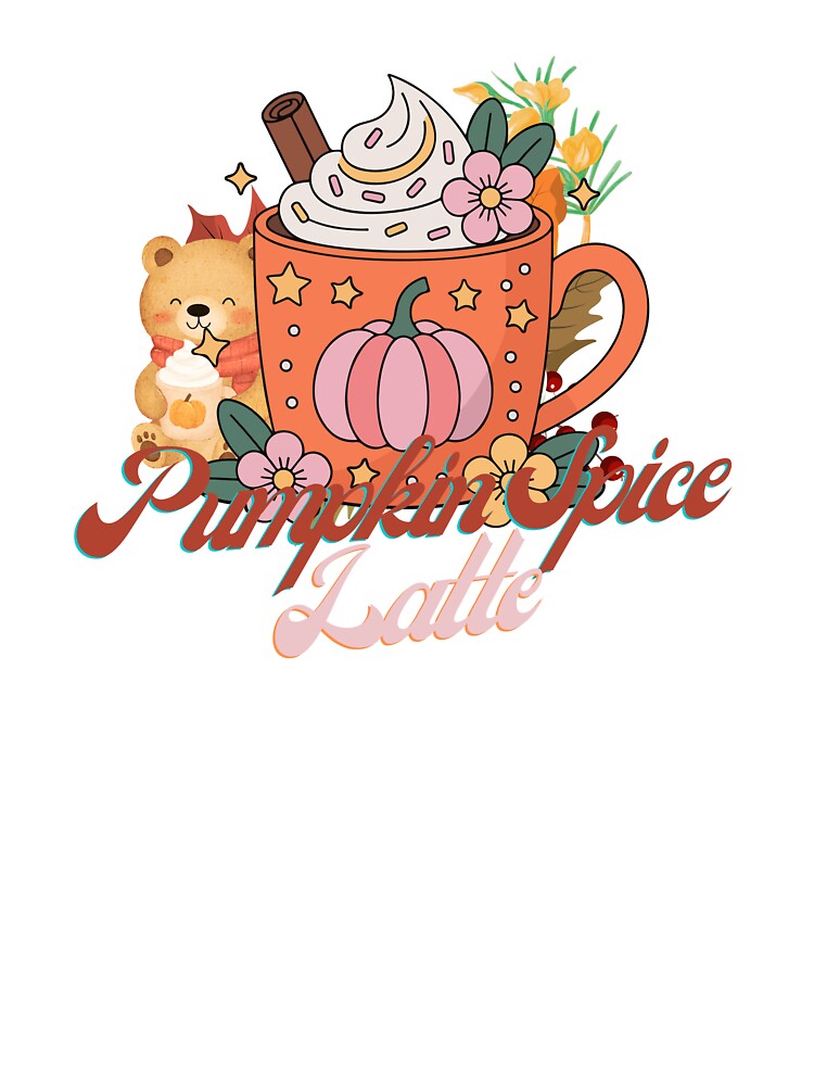Pumpkin Spice Latte – Cozy Fall Sticker by creativesurface