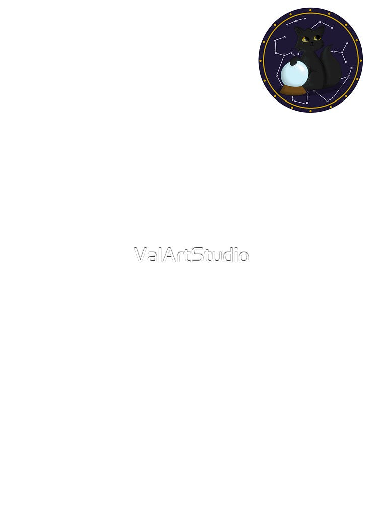 Crystal Ball Cat by ValArtStudio
