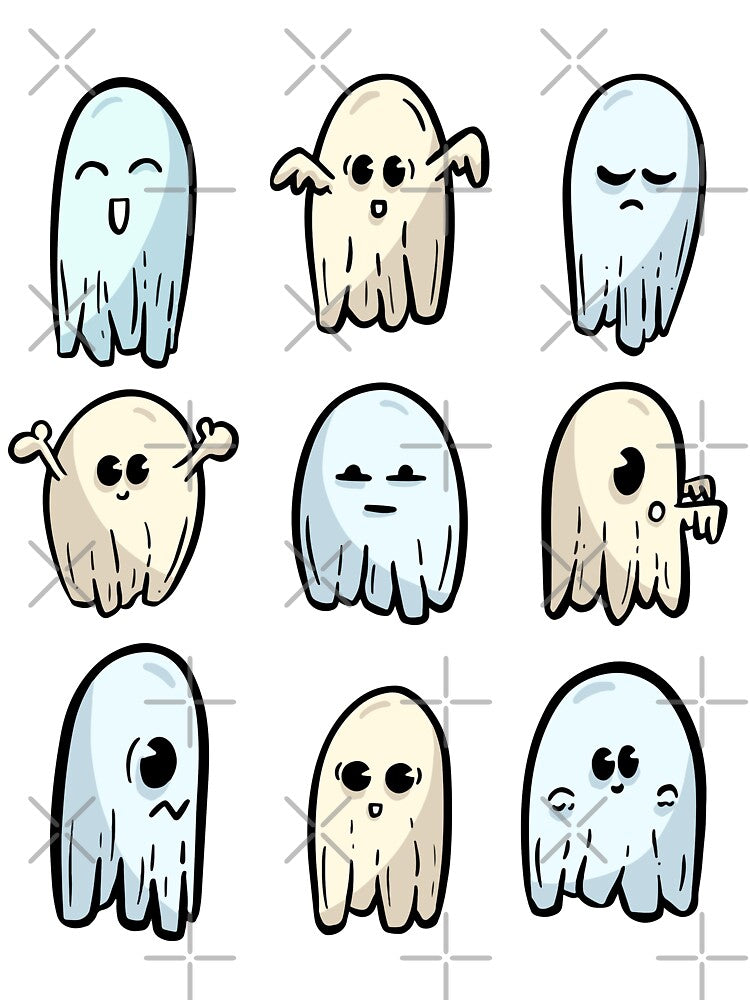 Cute Halloween ghost pack by 5thseason-shop