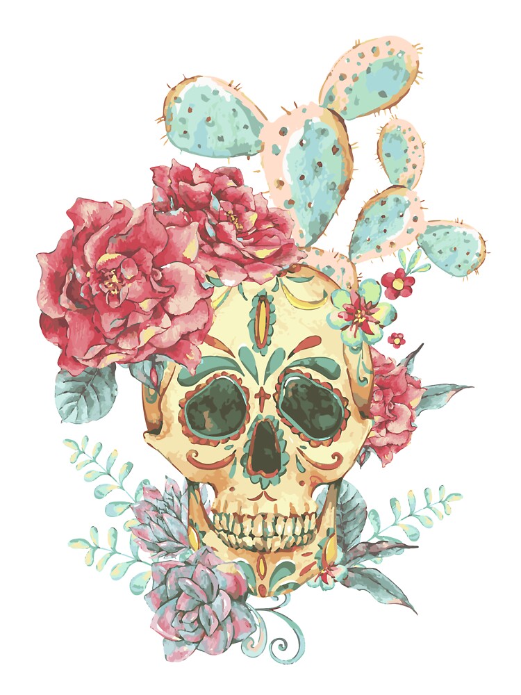 Vintage Desert Sugar Skull by JTS STORE