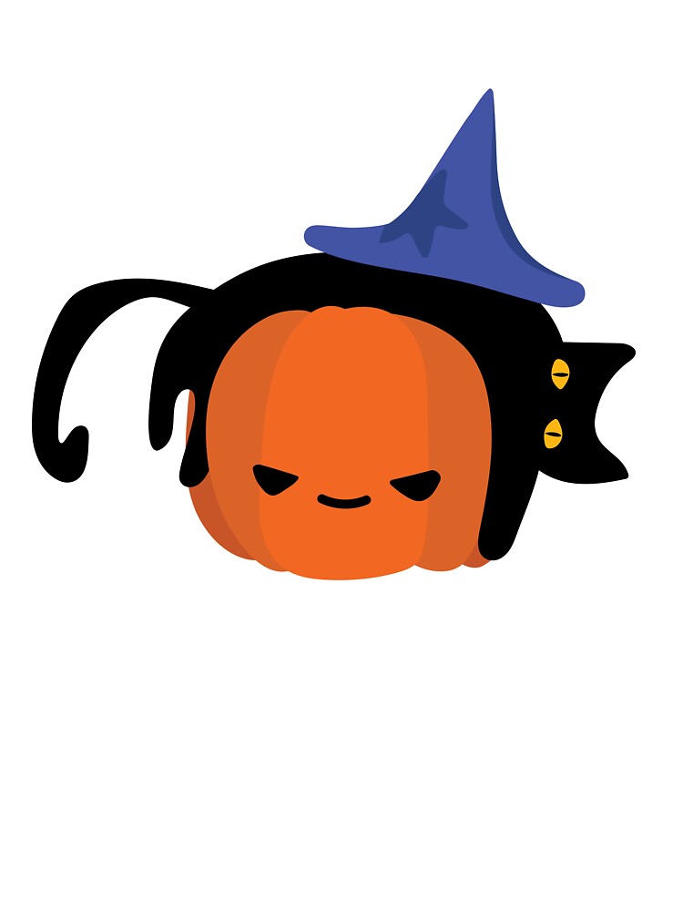 Pumpkin and black cat by SallySunday