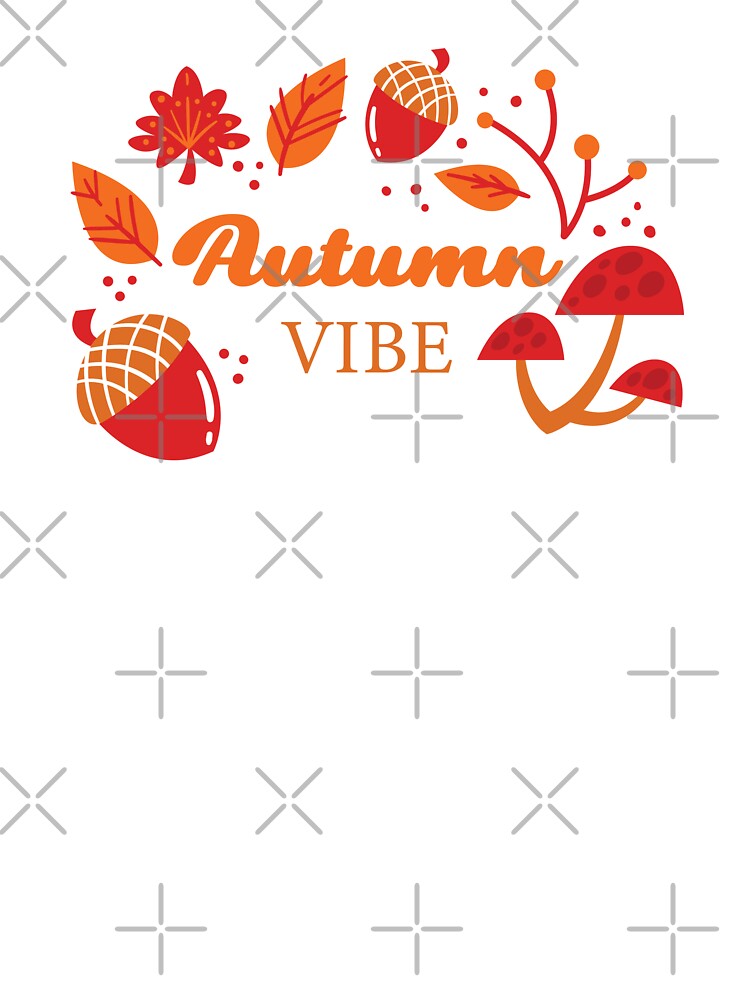 Autumn Vibe with Leaves and Acorns by artistcamellia