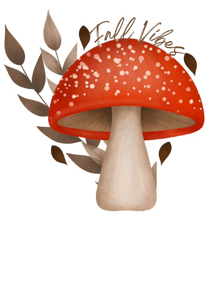 Fall Vibes Mushroom illustration by AnnikaisDrawing