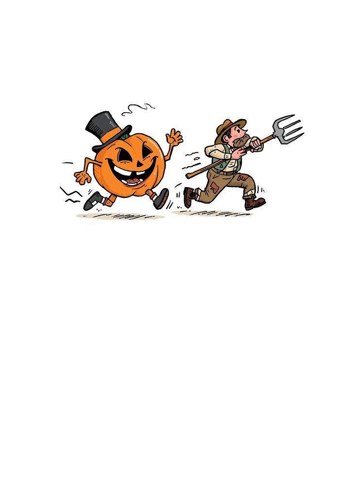 Halloween pumpkin chases a peasant! 2 by yohrockTV-shop