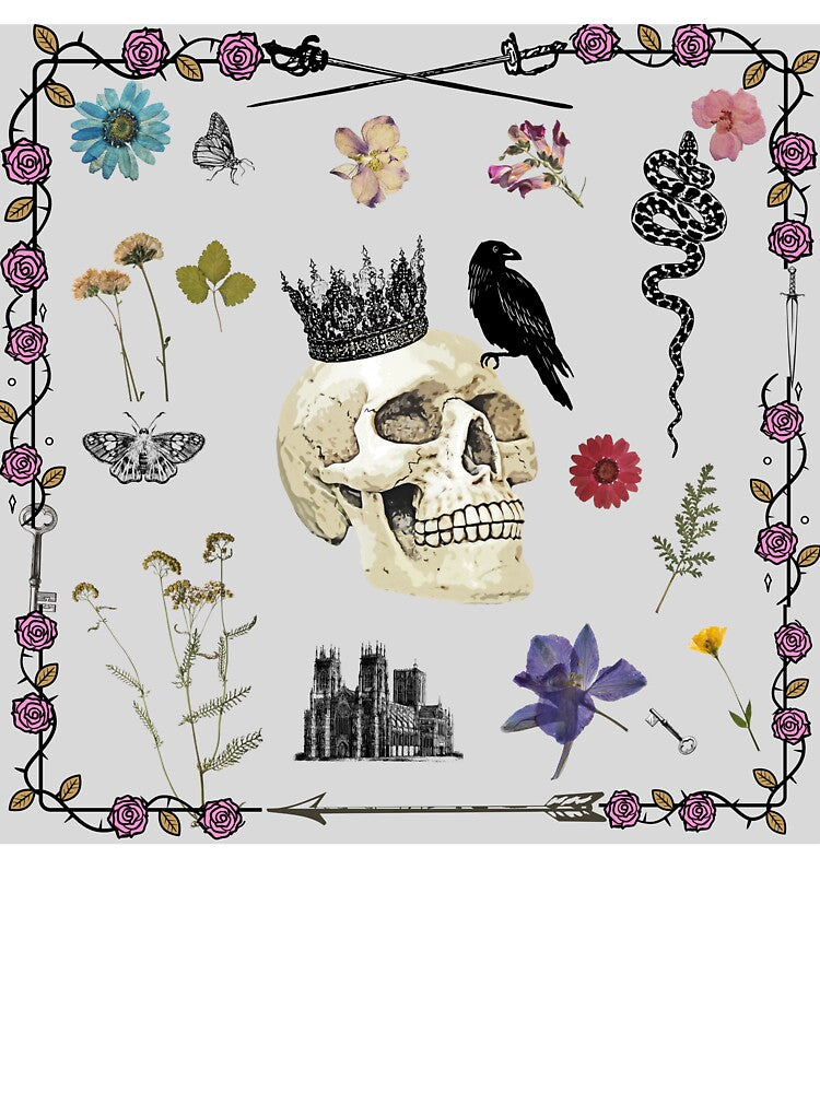 Gothic skull by Artandthingsj