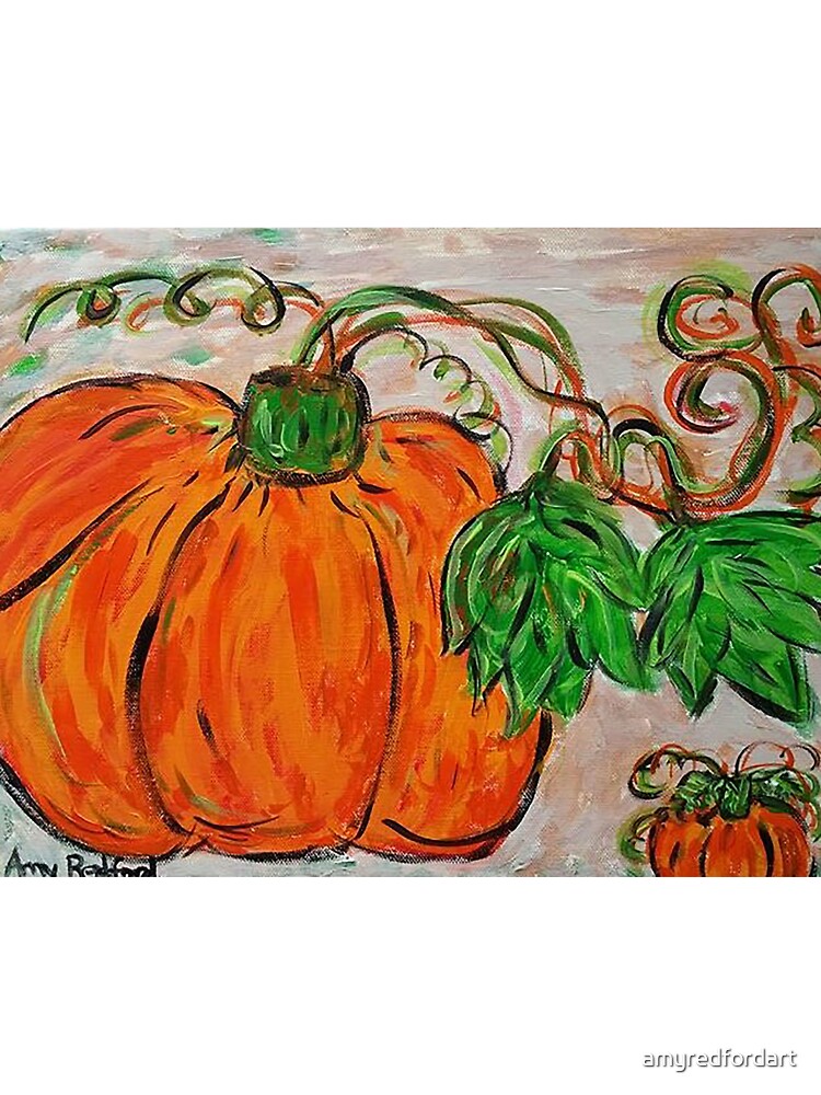 Fall Pumpkins by amyredfordart