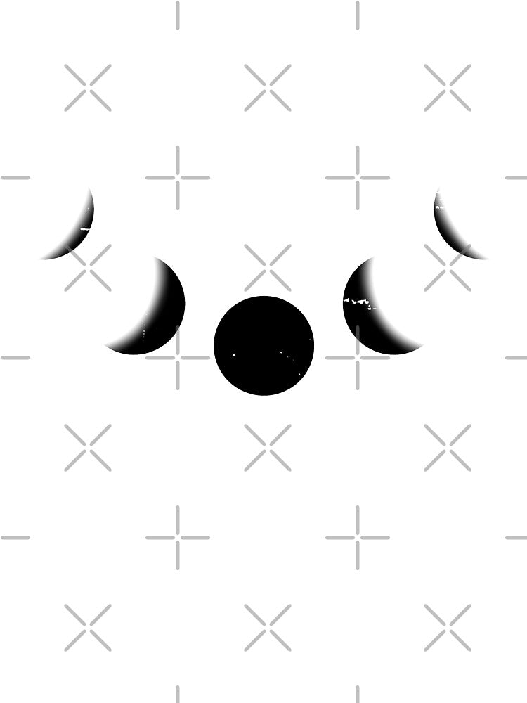 Black moon phase design by studiousmage