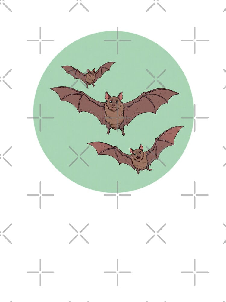 Playful Pasts Bat Trio Soiree Comic Style by MadeByHaresShop