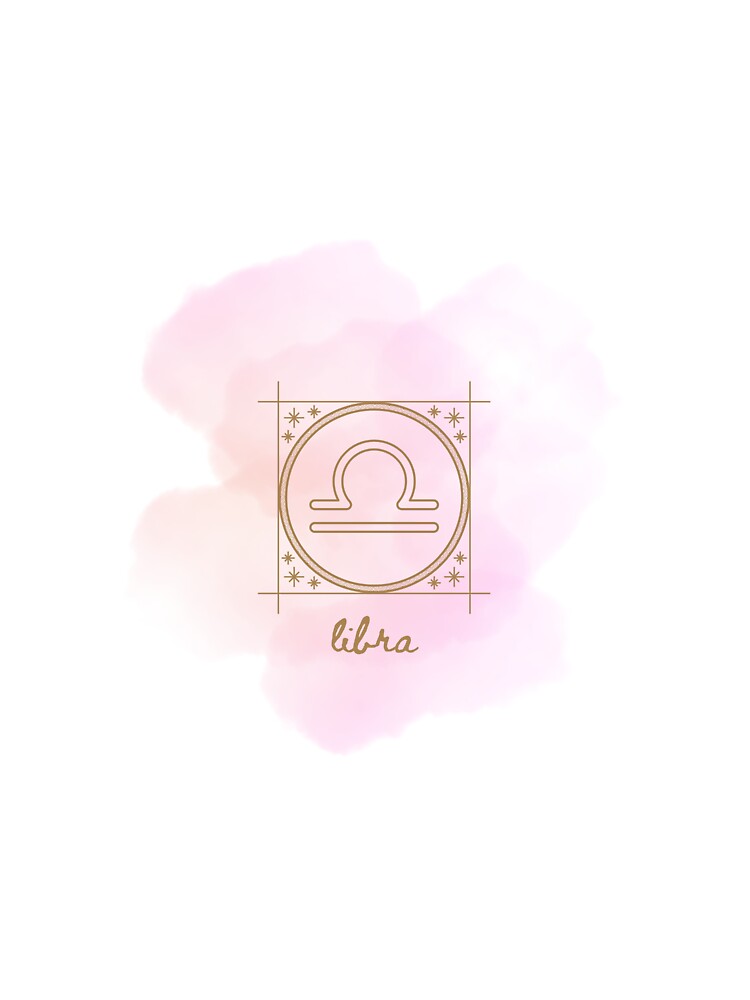 Libra Minimalist Watercolor by amber-eilift