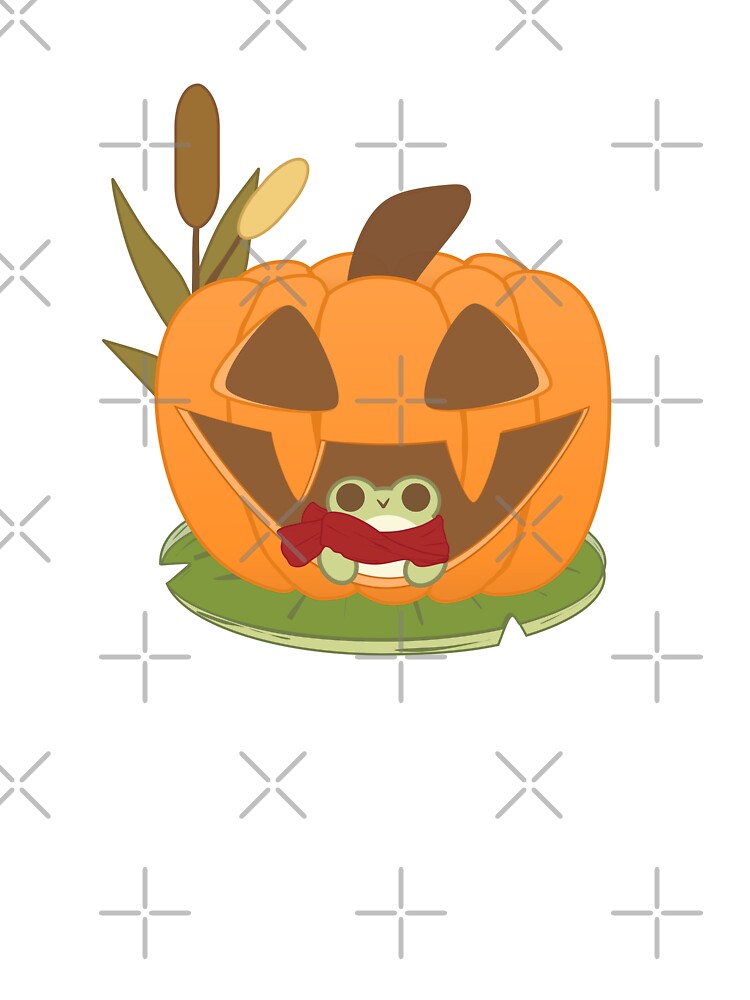 Cozy frog with scarf by KateAngelaArt
