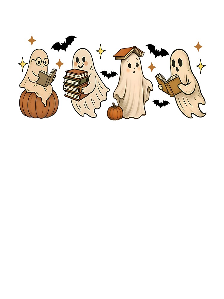 Halloween Ghost Book Reader by Julianlindelof