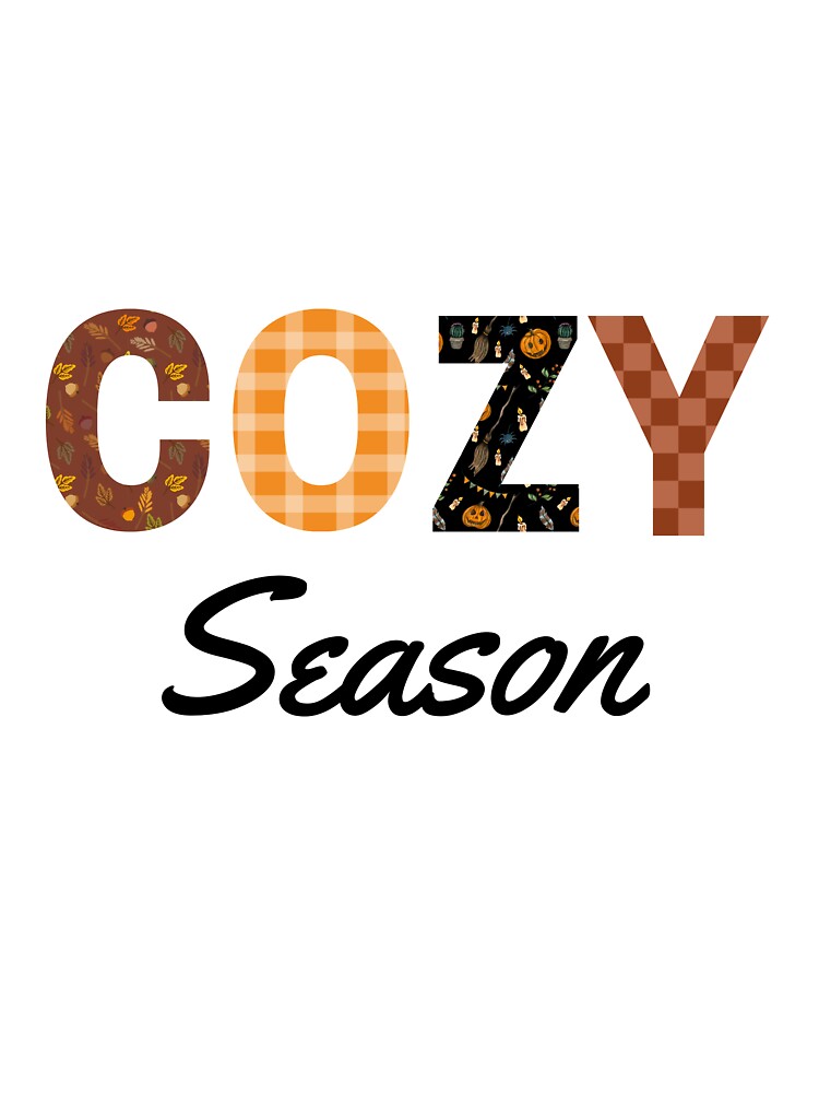 Cozy Fall Shirt | Cute Autumn Aesthetic Tee | Pumpkin & Plaid Cozy Graphic Shirt | Fall Vibes Sweatshirt | Cozy Season Apparel by Jcastro0115