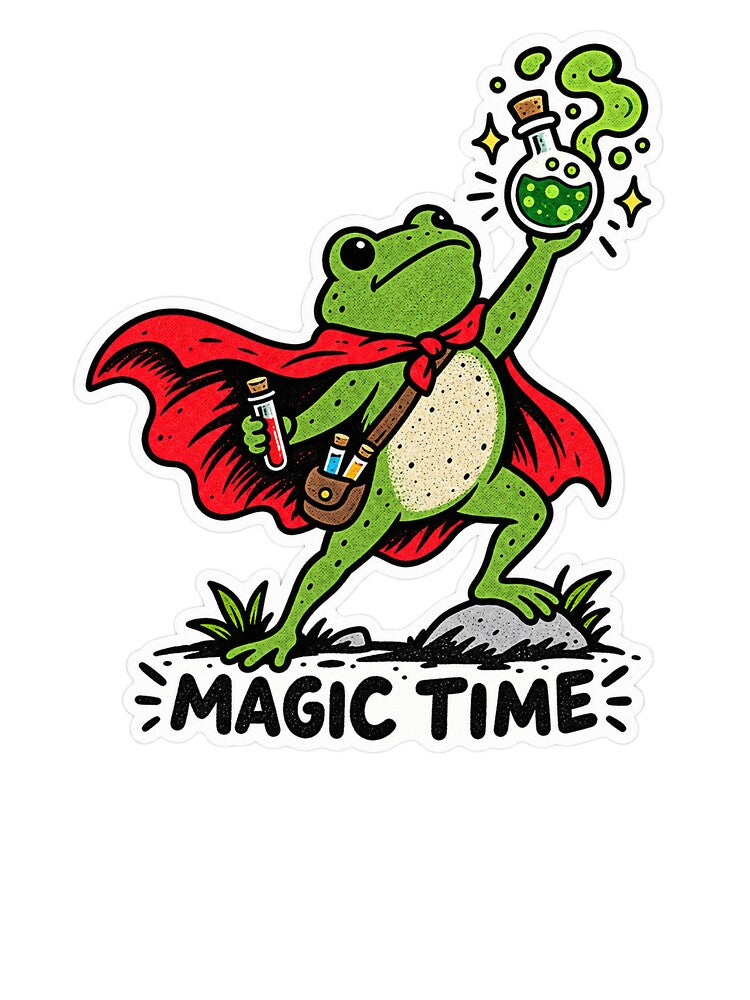Magic Time Frog Alchemist by A Light Worker