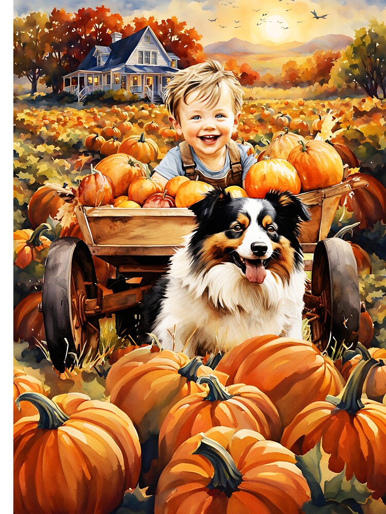 FALL FUN ON THE FARM FOR THIS BOY by Tammera