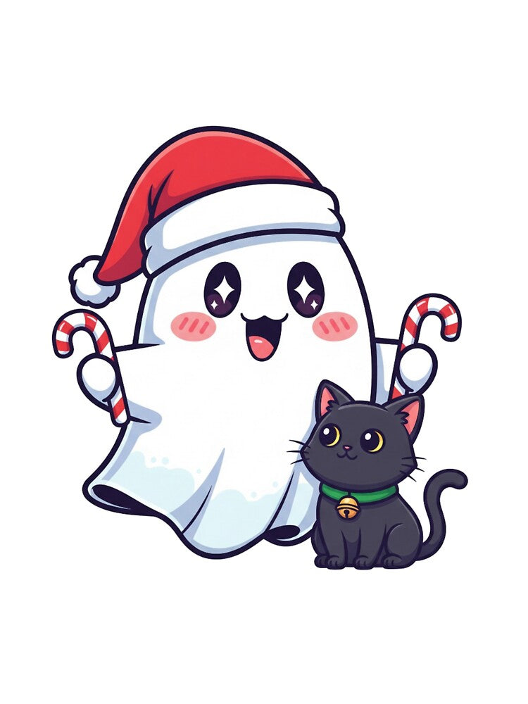 Christmas Cat Ghost by Gimhana64shop