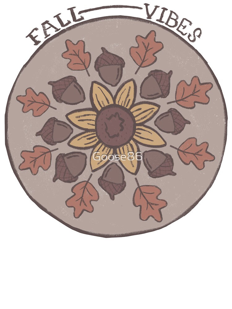 Fall vibes mandala pattern by Goose86