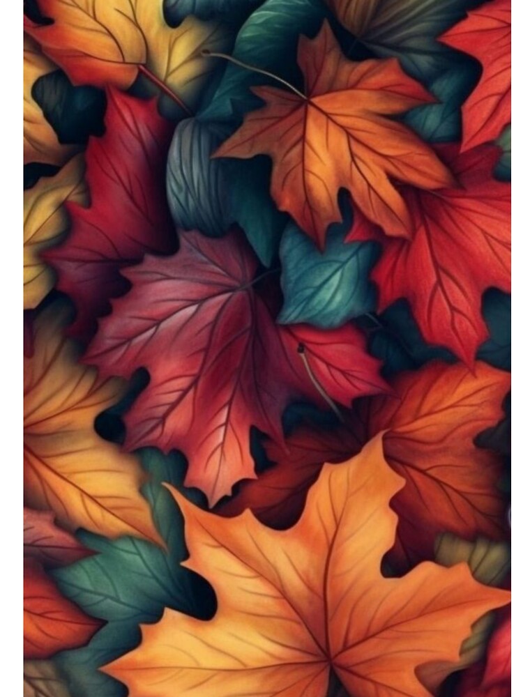 Autumn Maple Leaves — Rich Fall Foliage Seamless Pattern by LYAN-STORE